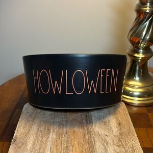 Rae Dunn large Howloween dog bowl